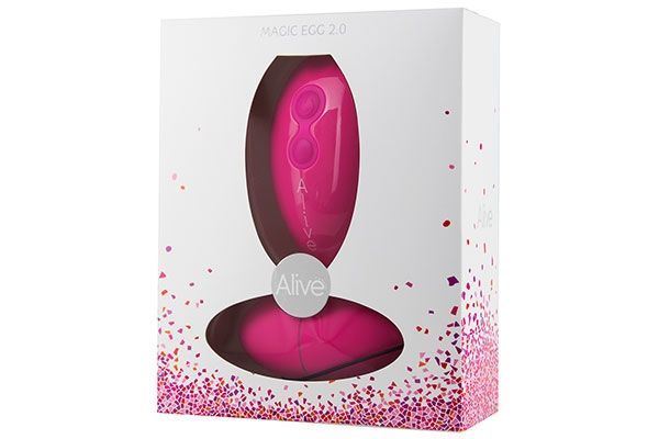 AL40513 Виброяйцо Alive Magic Egg 2.0 Pink с пультом ДУ, на батарейках