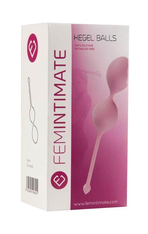 FM40601 Вагинальные шарики Femintimate Kegel Balls, диаметр 3,5 см, масса 77 г