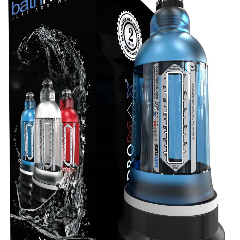SO1959 Гидропомпа Bathmate Hydromax 7 WideBoy Blue (X30) для члена длиной от 12,5 до 18см, диаметр до 5,5см