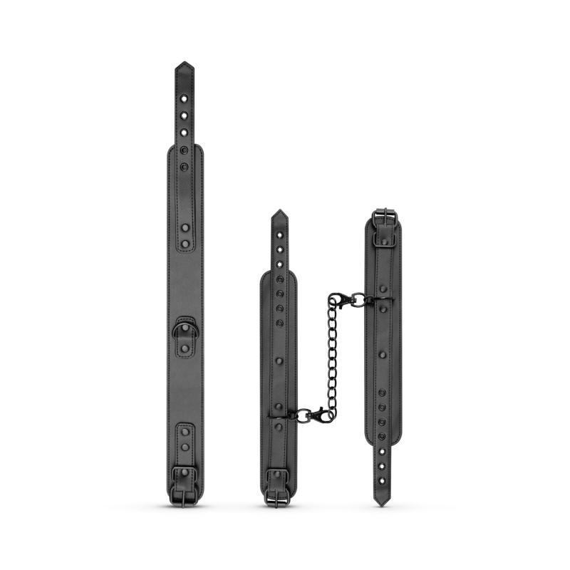 SO8805 Наручники с ошейником Bedroom Fantasies Collar & Cuffs - Black