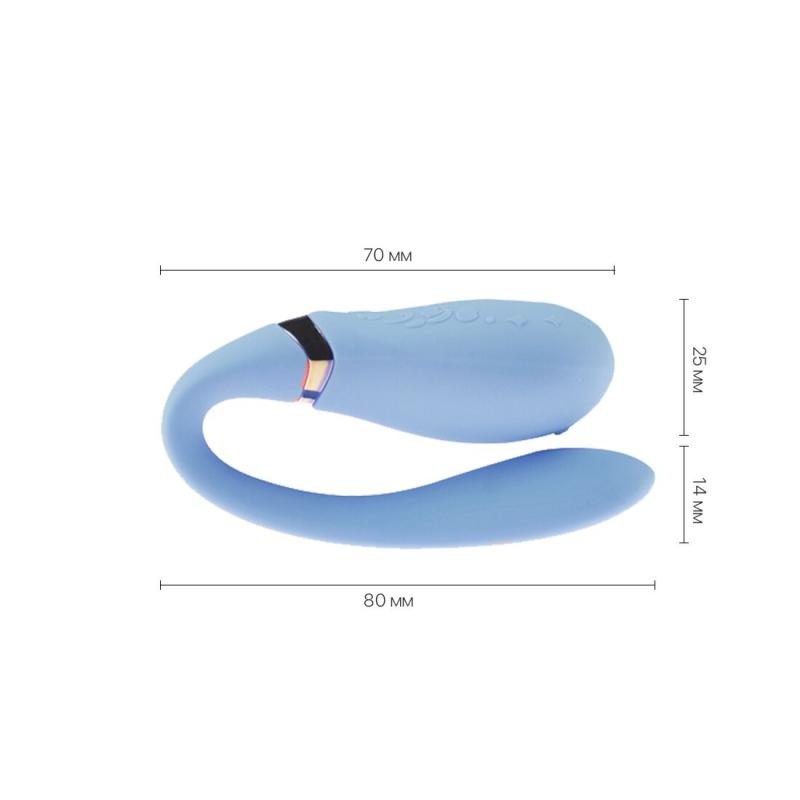 SO6668 Смартвибратор для пар Zalo — Fanfan Royal Blue