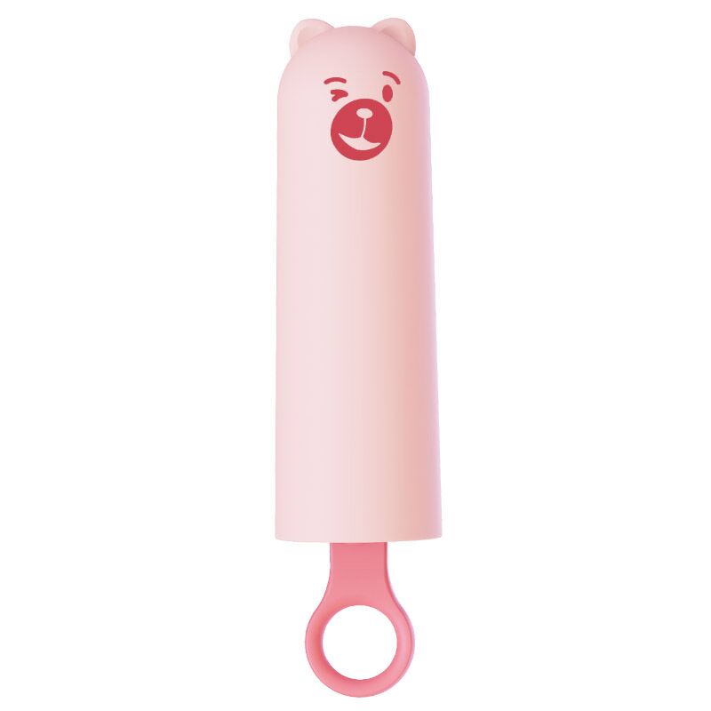 SO6547 Вибратор CuteVibe Teddy Pink (Black Dildo), реалистичный вибратор под видом мороженого