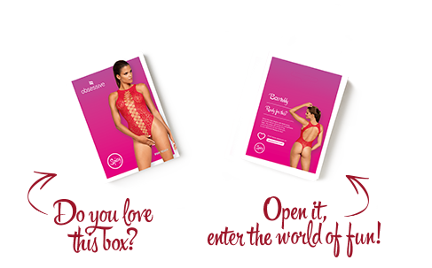 SO7208 Ажурный бодистокинг с эффектом шнуровки Obsessive B120 teddy red S/M/L, красный