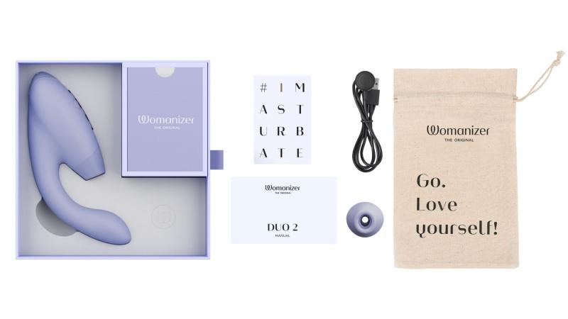 SO8758 Вакуумный клиторальный стимулятор Womanizer Duo 2 - Lilac