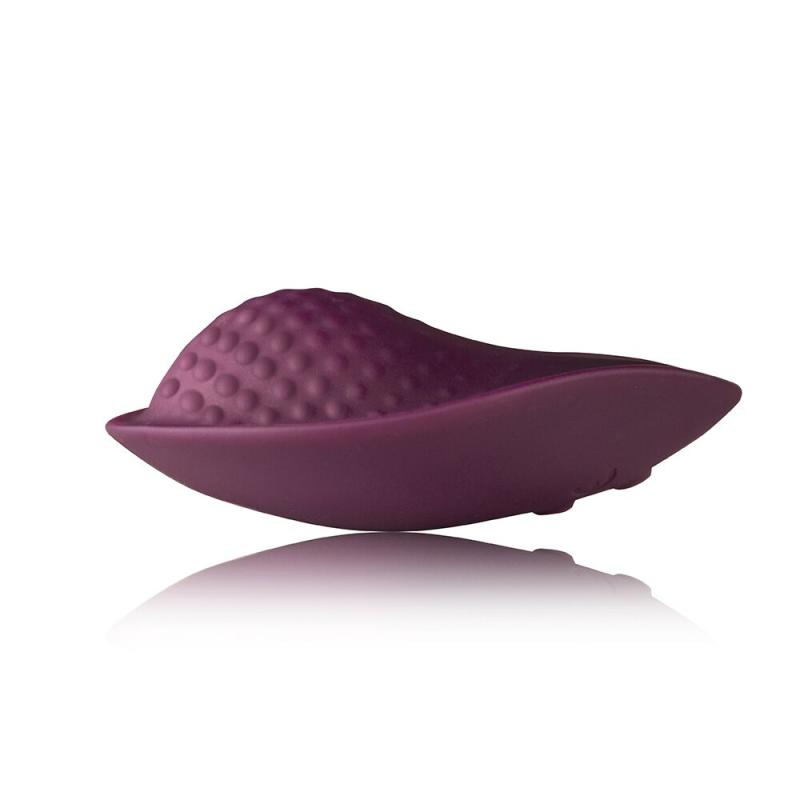 SO6293 Вибратор в трусики Rocks Off Knickerbocker Glory — Burgundy, пульт ДУ