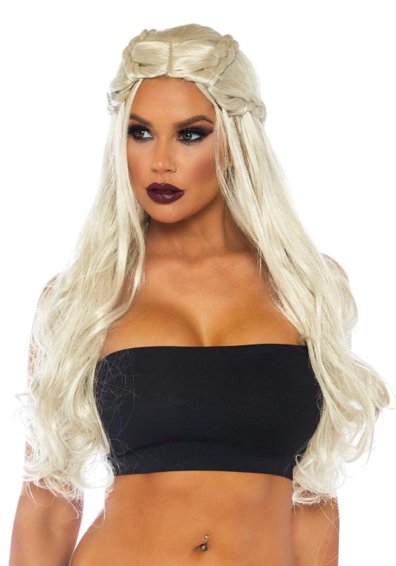 SO7936 Парик Дейенерис Таргариен Leg Avenue Braided long wavy wig Blond, платиновый, длина 81 см