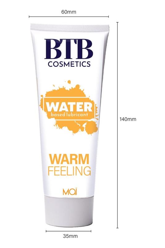 SO7543 Разогревающая смазка на водной основе BTB WARM FEELING (100 мл)