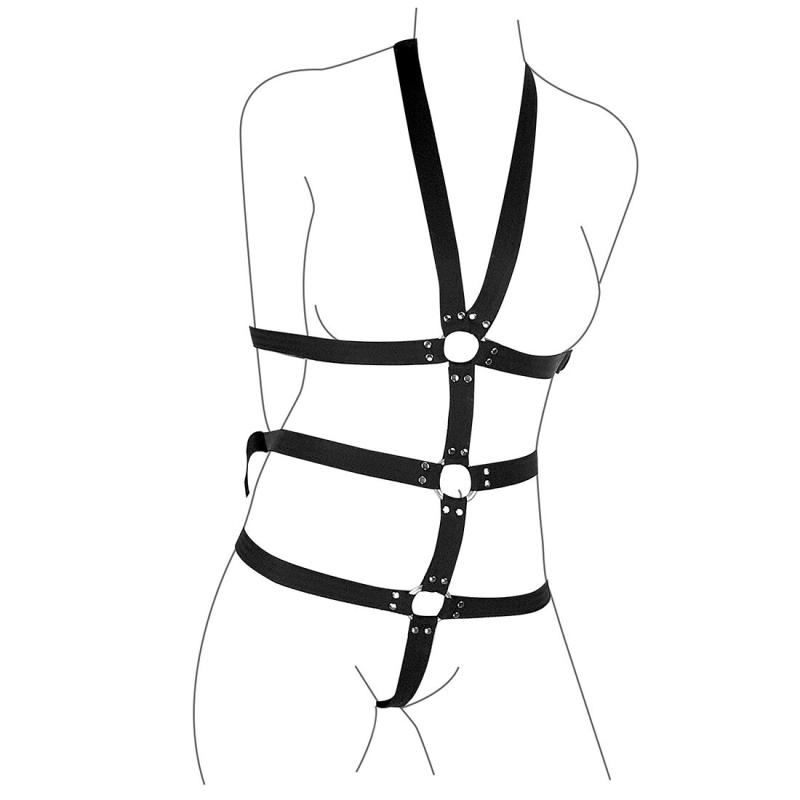 SO5155 Набор для фиксации Art of Sex - BDSM Fixation Black Night Simple