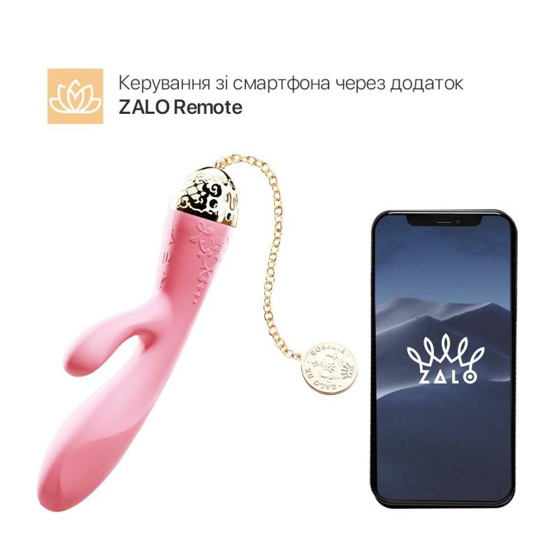 SO6666 Смартвибратор-кролик Zalo — Rosalie Rouge Pink