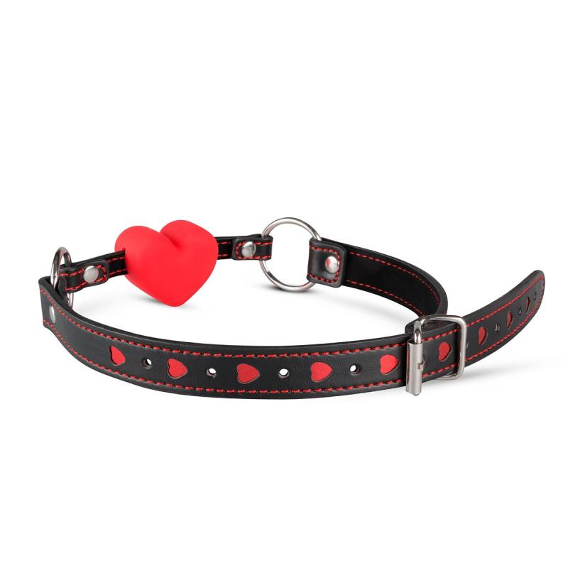 SO5124 Силиконовый кляп в виде сердца Whipped - Heart Ball Gag