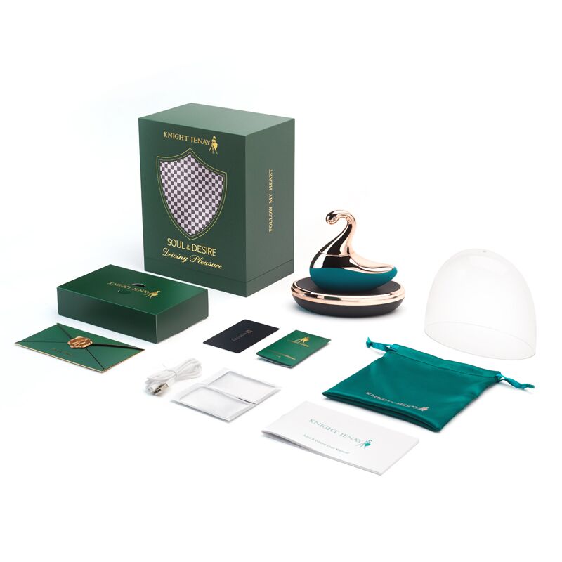 SO6556 Изысканный вакуумный вибратор Knight Jenay SOUL & DESIRE, лубрикант в комплекте