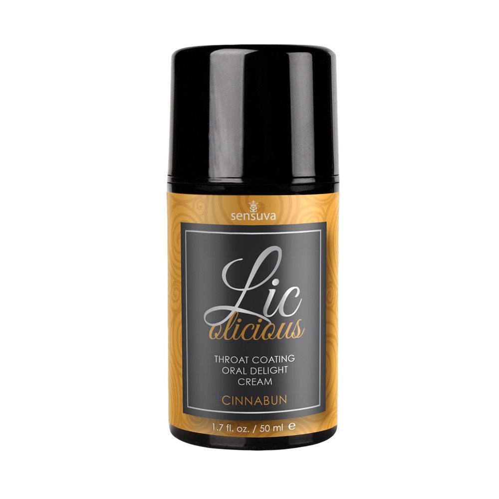SO3529 Гель для минета Sensuva Lic-o-licious Cinnabun (50 мл), маслянистый, без сахара
