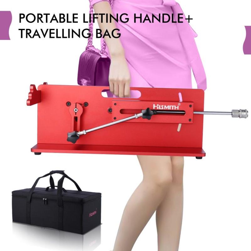 SO6195 Смарт секс-машина Hismith Table Top 2.0 Pro APP Red, настільна версія