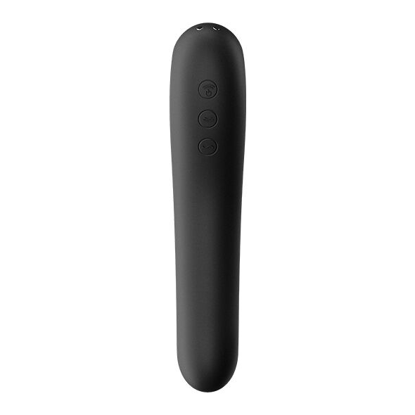 SO6114 Вакуумный стимулятор с вибрацией Satisfyer Dual Kiss Black