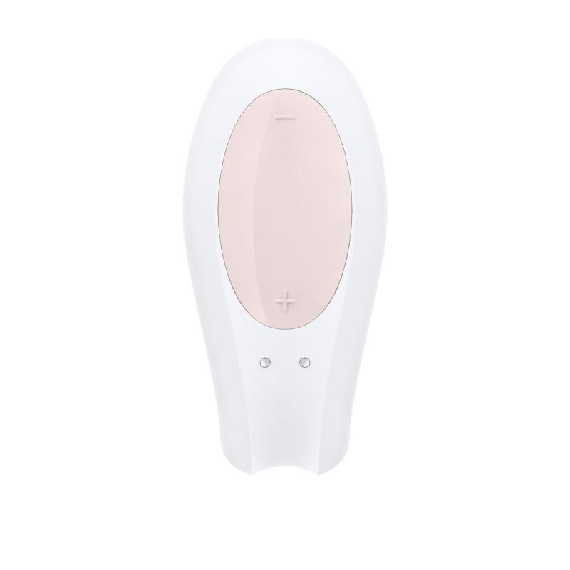SO3897 Смарт-вибратор для пар Satisfyer Double Joy White с широким клиторальным стимулятором