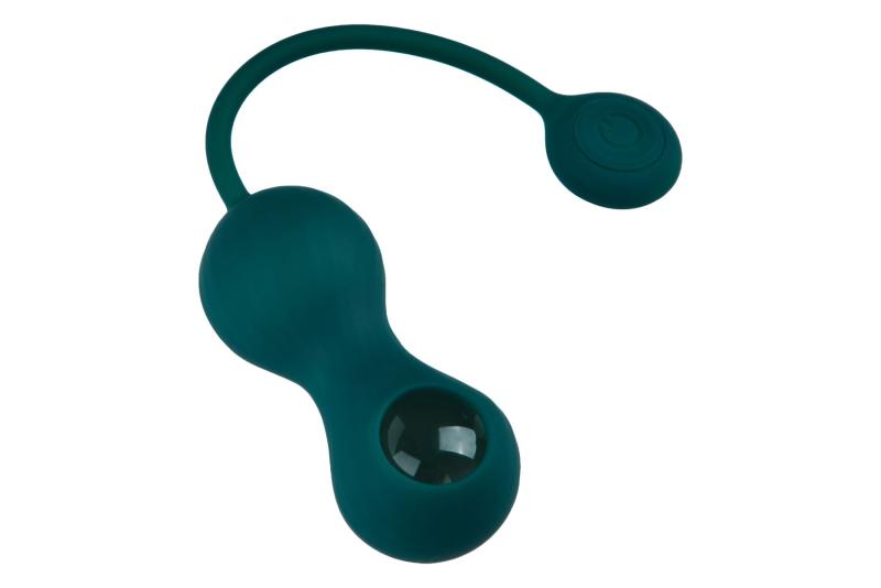 SO5744 Вагинальные смарт-шарики с вибрацией Fun Town Crystal, с прозрачным стеклянным шаром