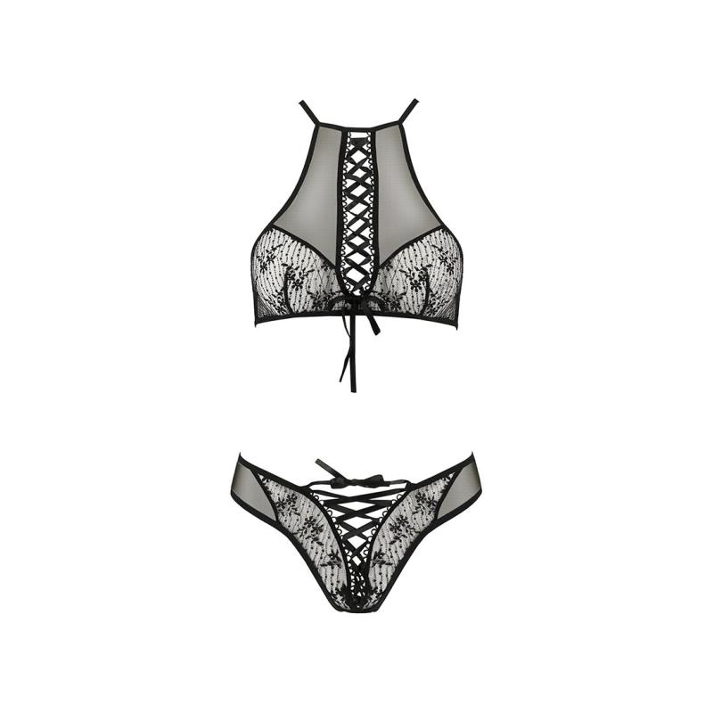 SO4139 Эротический комплект AZALIA SET black S/M Passion