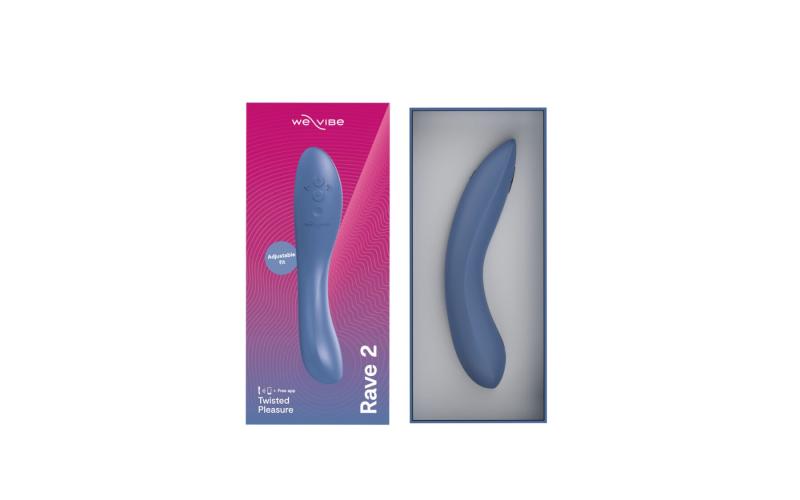 SO8768 Вибратор We-Vibe Rave 2 Twisted Pleasure Blue