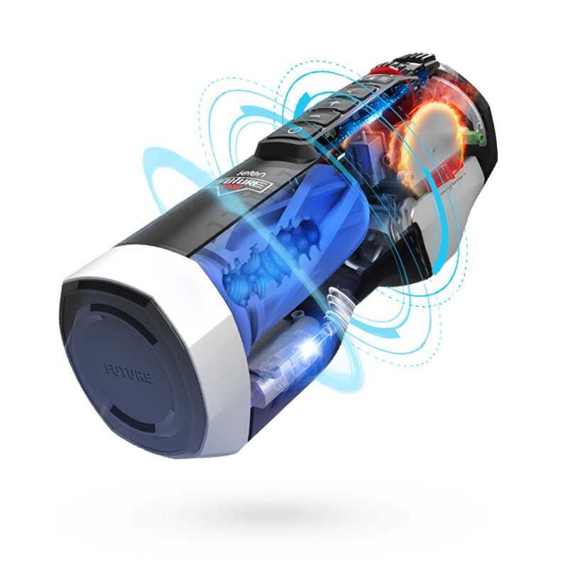 SO3019 Секс-машина Leten Future Pro с голосом, подогревом, с аэро подушечками, двигается вперед - назад