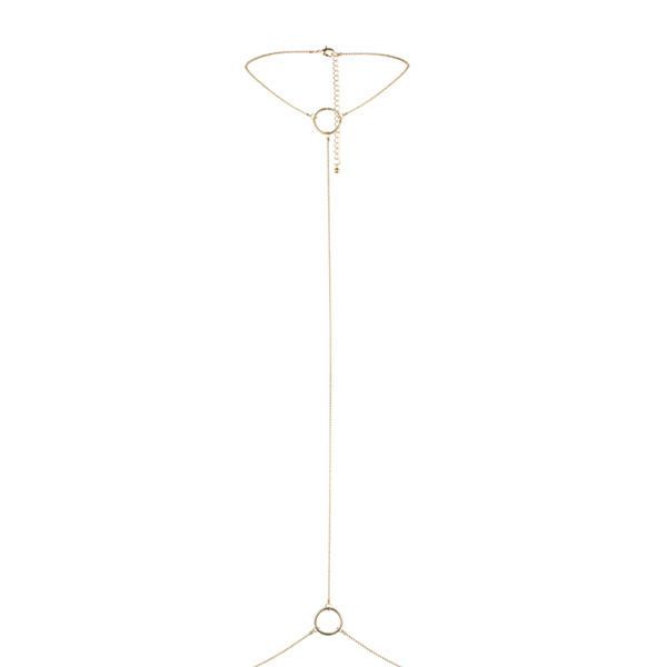 SO2658 Ланцюжок на шию і пояс Bijoux Indiscrets Magnifique I Body Chain - Gold, прикраса на тіло