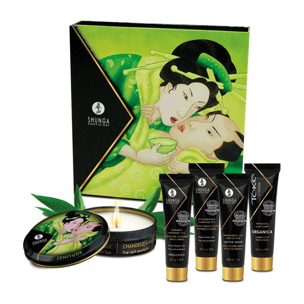 SO2558 Подарочный набор Shunga GEISHAS SECRETS ORGANICA - Exotic Green Tea: для шикарной ночи вдвоем
