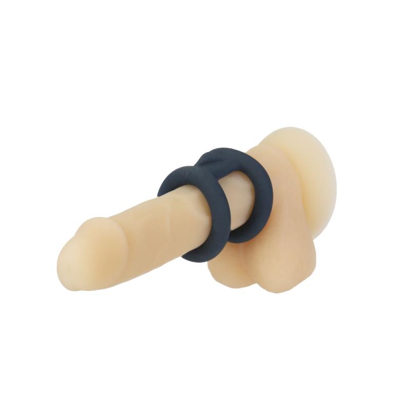 SO5574 Двойное эрекционное кольцо LUX Active – Tug – Versatile Silicone Cock Ring