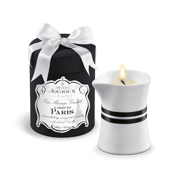 SO3140 Масажна свічка Petits Joujoux - Paris - Vanilla and Sandalwood (190 г) розкішна упаковка