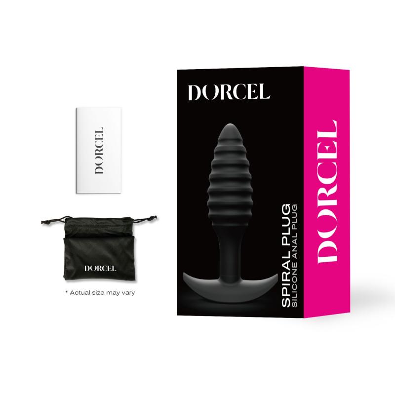 SO8289 Анальная пробка Dorcel SPIRAL PLUG, диаметр 3 см, силикон