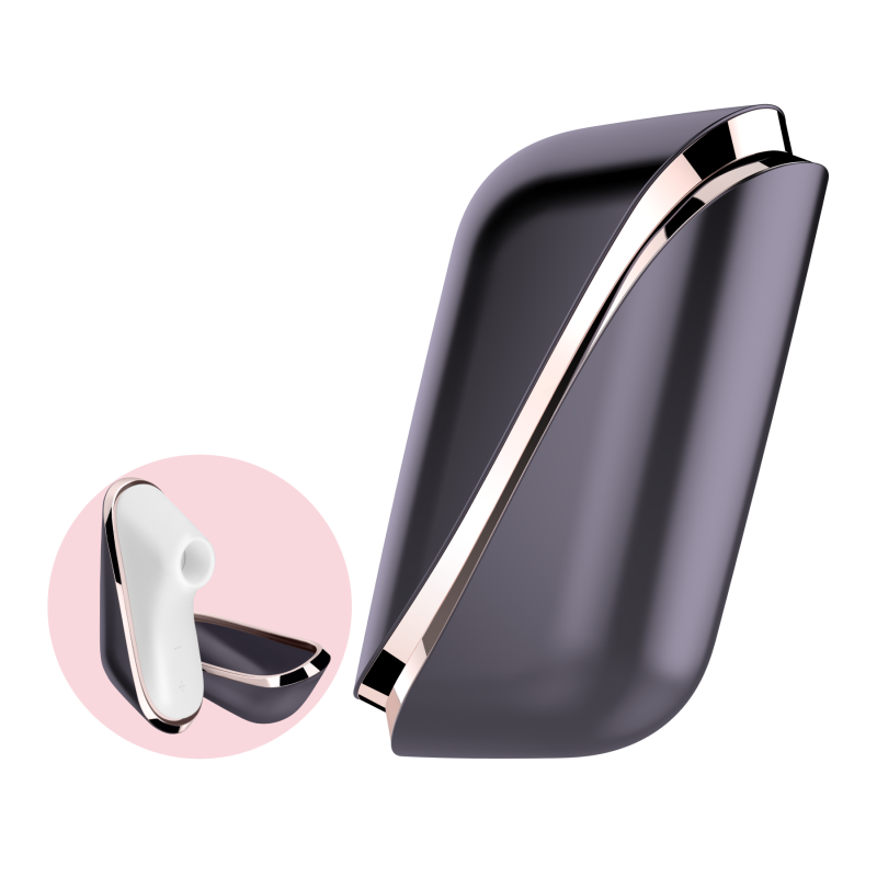SO1831 Вакуумный клиторальный стимулятор Satisfyer Traveler, корпус-чехол на магнитах