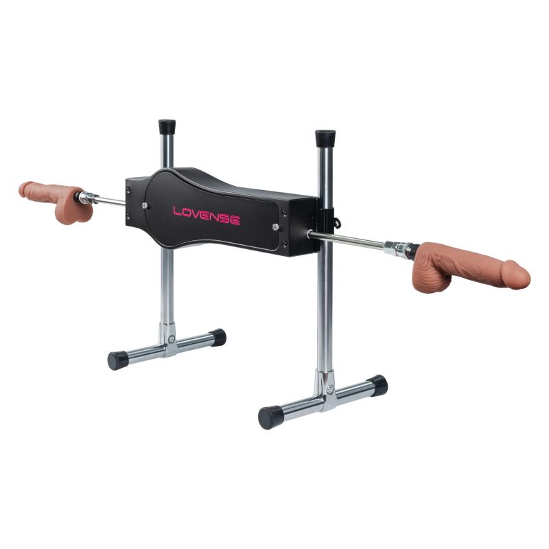 SO6057 Смарт секс-машина Lovense Sex Machine, два штока и фаллоимитатора, можно для вебкама