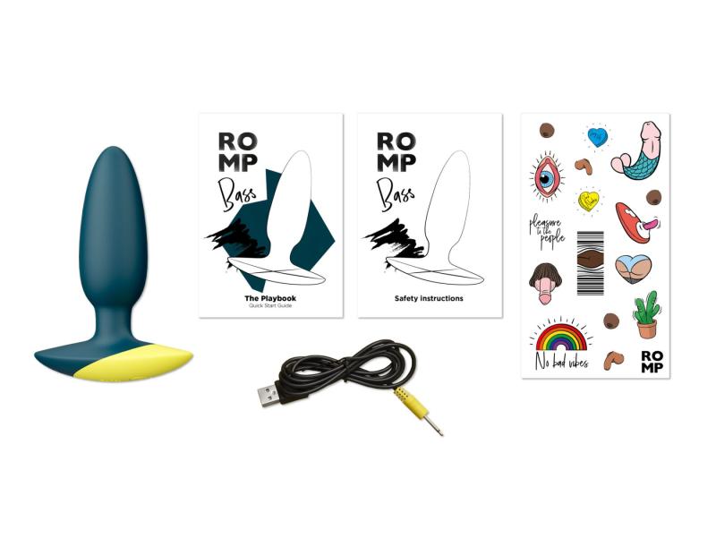SO8737 Анальная вибропробка Romp BASS