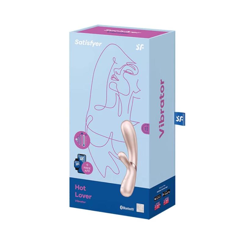 SO5543 Смарт вибратор-кролик с подогревом Satisfyer Hot Lover Nude