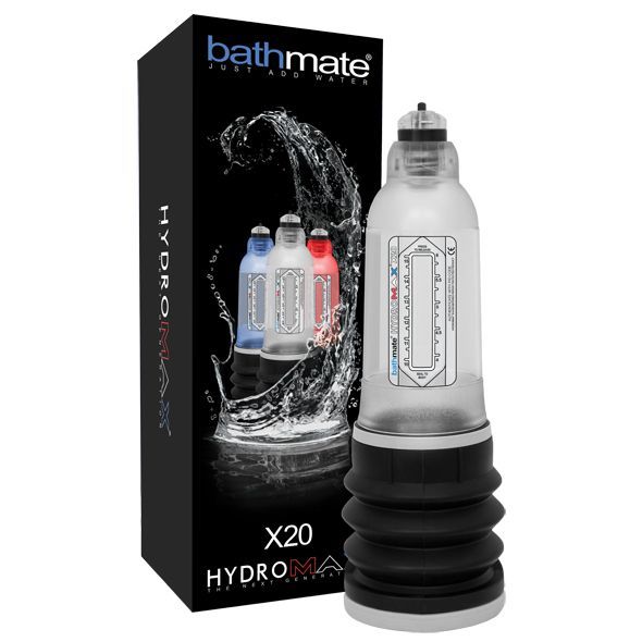 HM-20-CC Гидропомпа Bathmate Hydromax 5 Clear (X20), для члена длиной от 7,5 до 12,5см, диаметр до 4,5см