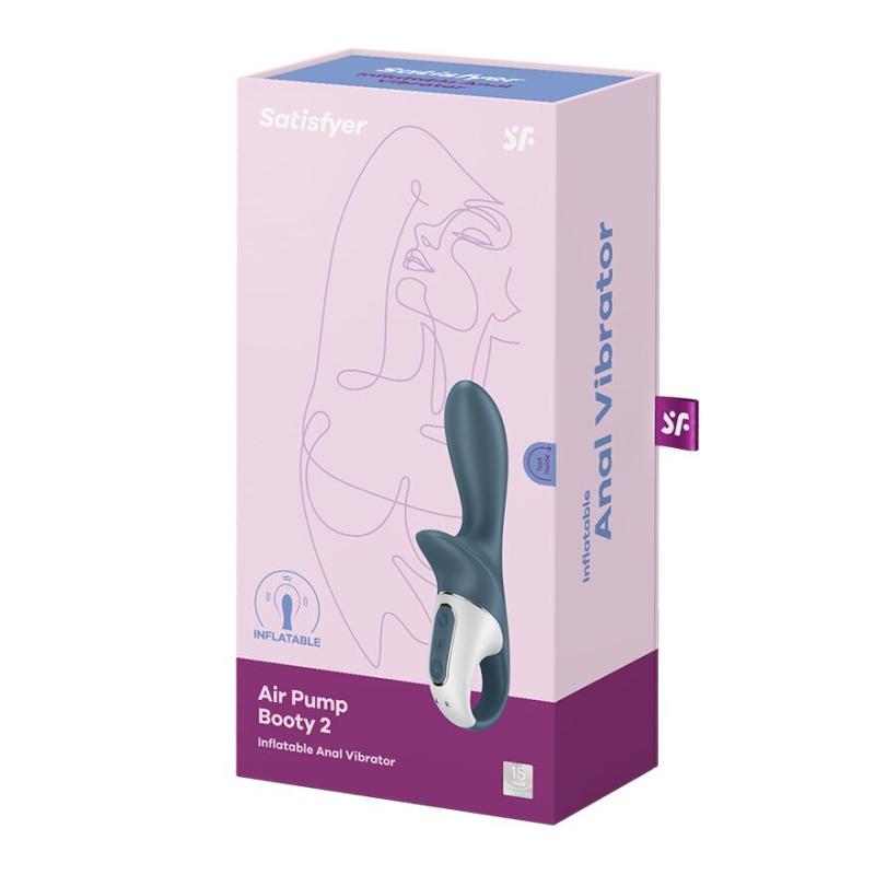 SO8410 Анальный вибратор надувной Satisfyer Air Pump Booty 2