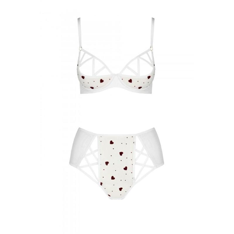 SO4752 Эротический комплект с рисунком LOVELIA BIKINI white XXL/XXXL - Passion