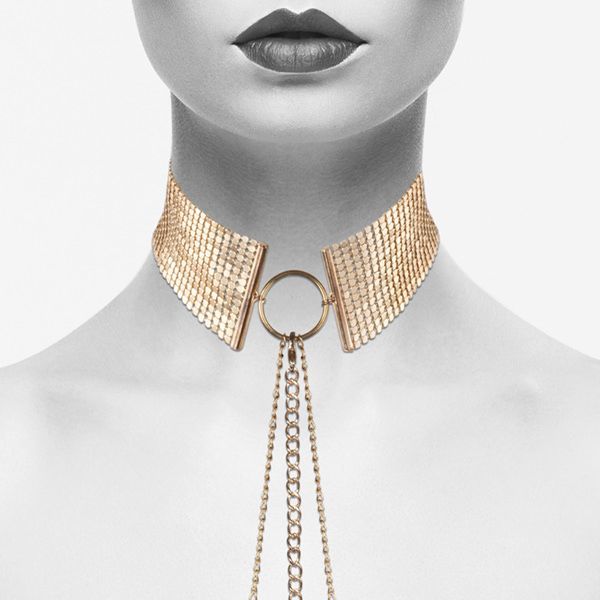 SO2666 Намисто-комір Bijoux Indiscrets Desir Metallique Collar - Gold