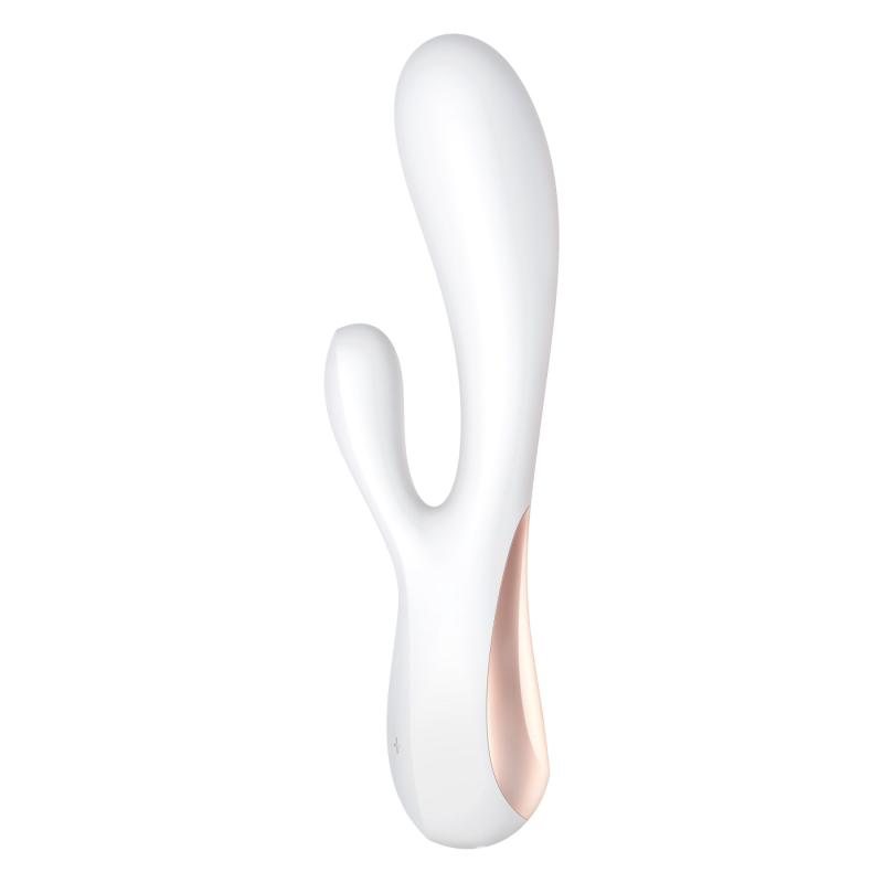 SO3901 Смарт вибратор-кролик Satisfyer Mono Flex White, 2 мотора, управление через интернет
