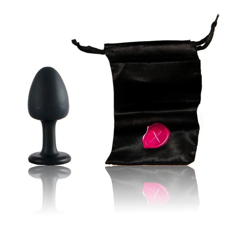 MD1335 Анальная пробка Dorcel Geisha Plug Ruby XL с шариком внутри, создает вибрации, макс диаметр 4,5см