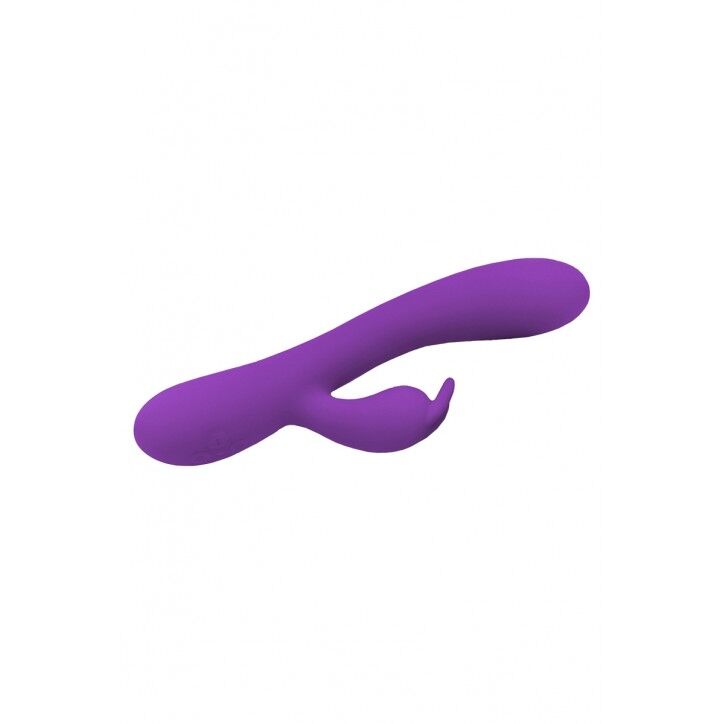 SO7412 Вибратор-кролик Wooomy Gili-Gili Vibrator with Heat Purple, отросток с ушками, подогрев до 40°С