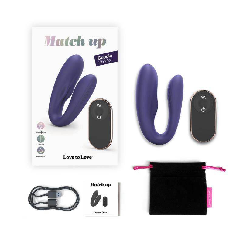 SO6250 Вибратор для пар с пультом ДУ Love To Love MATCH UP - MIDNIGHT INDIGO