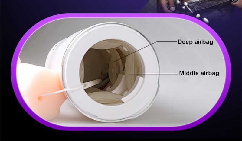 SO1714 Интеллектуальный мастурбатор Leten EVA с вибрацией, автоматическим сжатием и голосом