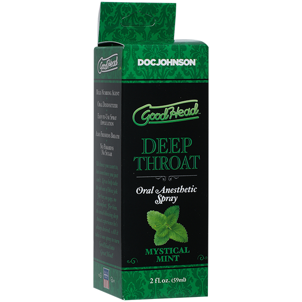 SO2799 Спрей для минета Doc Johnson GoodHead DeepThroat Spray – Mystical Mint 59 мл для глубокого минета