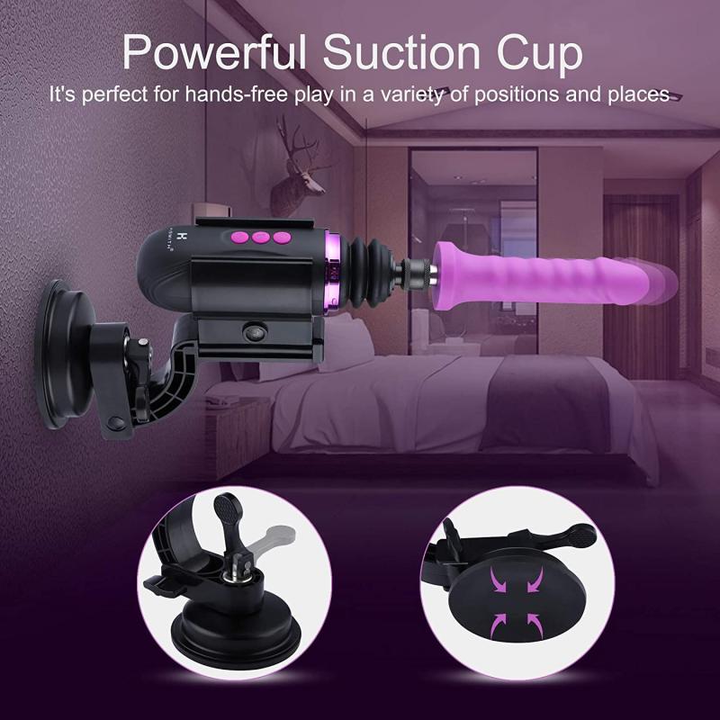 SO6197 Міні секс-машина Hismith Mini Capsule Sex-Machine with Strong Suction Cup, потужна, перезаряджувана