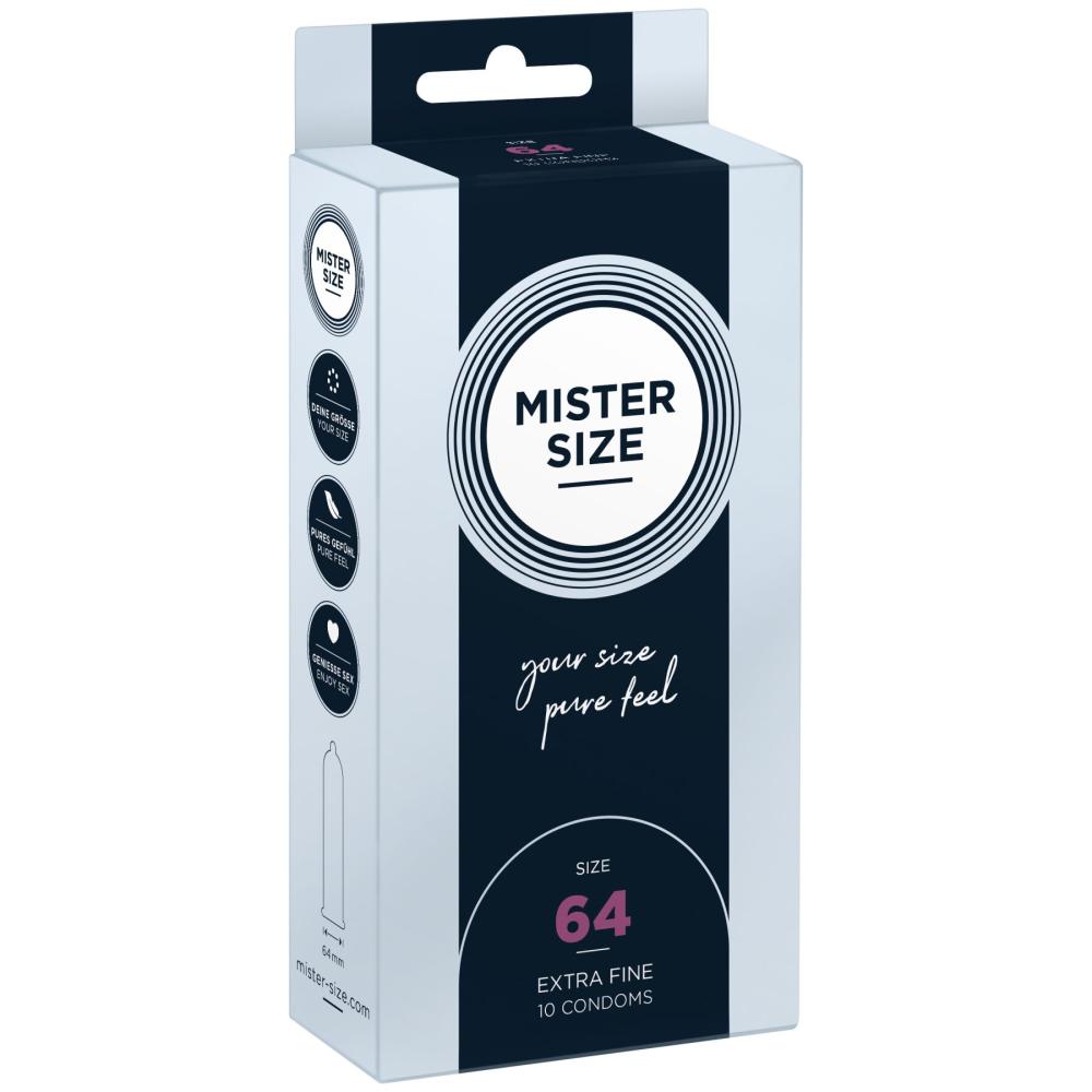 SO8047 Презервативы Mister Size - pure feel - 64 (10 condoms), толщина 0,05 мм