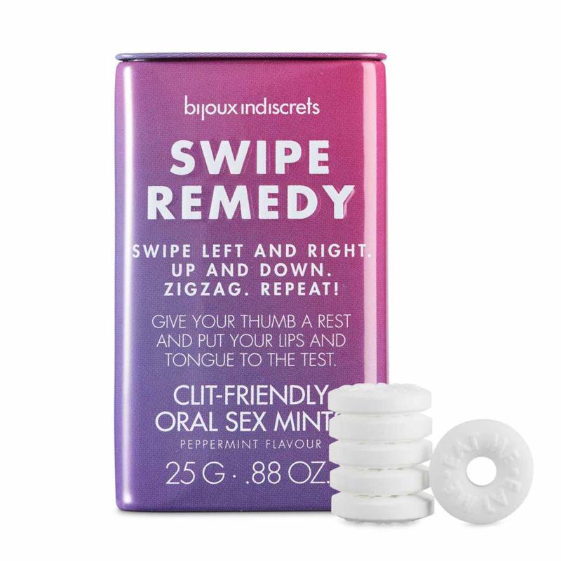 SO5911 Мятные конфеты Bijoux Indiscrets Swipe Remedy – clitherapy oral sex mints, без сахара, срок 31.08.23