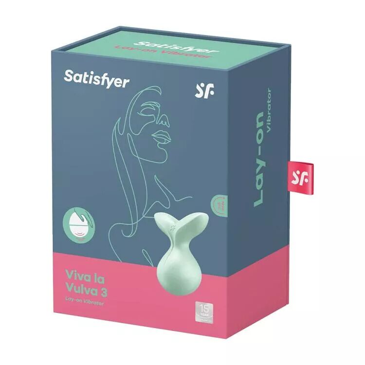 SO7786 Мини-вибромассажер Satisfyer Viva la Vulva 3 Mint