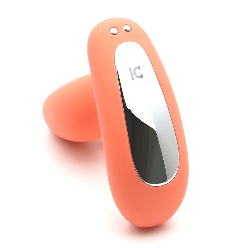 SO3631 Вибропробка и массажер простаты 2-в-1 KISTOY Gordon Orange с пультом ДУ, гибкая ножка