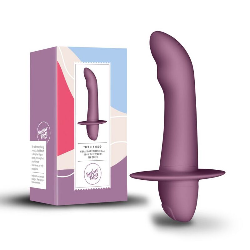 SO6623 Массажер простаты SugarBoo Tickety Boo, 10 уровней интенсивности, унисекс, подходит для точки G