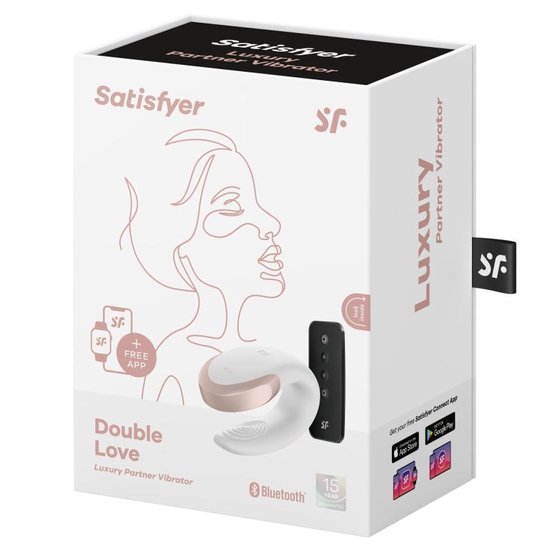 SO4928 Смарт-вибратор для пар Satisfyer Double Love (White)