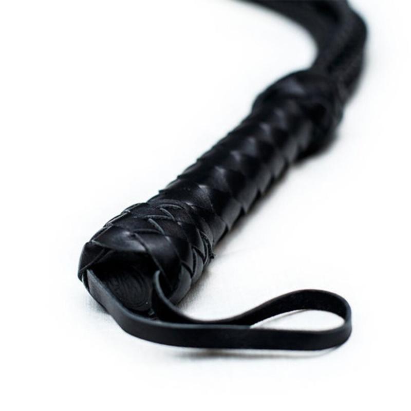 SO5187 Флоггер Кошка, 9 плетенных хвостов по 50 см, цвет черный